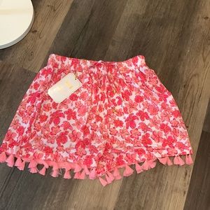Simply Southern Sarasota tasseled pocketed shorts. NWT